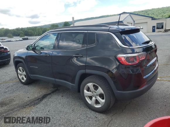2018 Jeep Compass Latitude with VIN 3C4NJCBB5JT495075, listed as a Copart auction lot 61853665 with 55,622 mi miles and Salvage title. Bid and sale history available at DreamBid. Image 2.