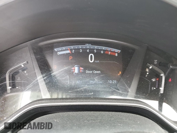 2019 Honda CR-V EX-L with VIN JHLRW2H83KX023345, listed as a Copart auction lot 54613775 with 95,716 mi miles and Salvage Title. Bid and sale history available at DreamBid. Image 9.
