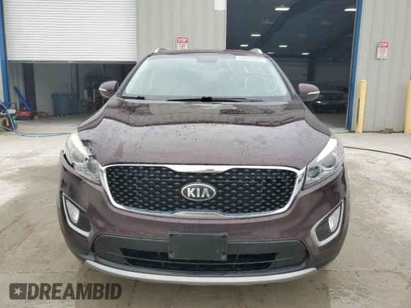 2016 Kia Sorento EX with VIN 5XYPH4A5XGG068691, listed as a Copart auction lot 60444925 with 163,390 mi miles and Salvage title. Bid and sale history available at DreamBid. Image 5.