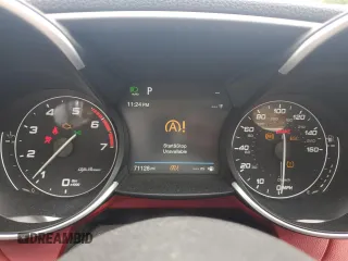 2019 Alfa Romeo Giulia Ti Sport with VIN ZARFAMBN3K7615486, listed as a Copart auction lot 73478434 with 71,128 mi miles and Salvage Title. Bid and sale history available at carsss.com. Image 9.