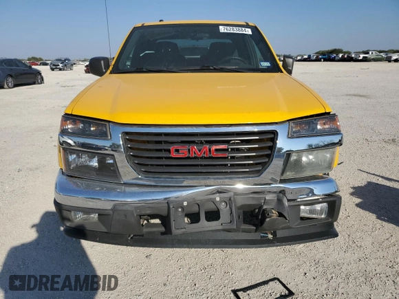2006 GMC Canyon SLE2 with VIN 1GTDT136168231921, listed as a Copart auction lot 76283884 with 68,555 mi miles and Salvage Title. Bid and sale history available at carsss.com. Image 5.