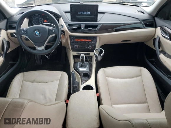 2014 BMW X1 sDrive28i with VIN WBAVM1C51EVW48557, listed as a Copart auction lot 50236455 with 77,166 mi miles and Salvage Title. Bid and sale history available at carsss.com. Image 8.