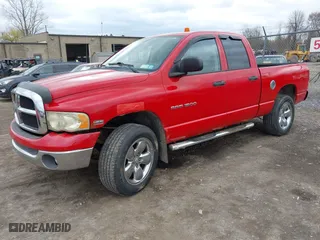 2005 Dodge Ram 1500 SLT with VIN 1D7HU18D05S244141, listed as a IAAI auction lot 41991506 with 83,691 mi miles. Bid and sale history available at carsss.com. Image 2.