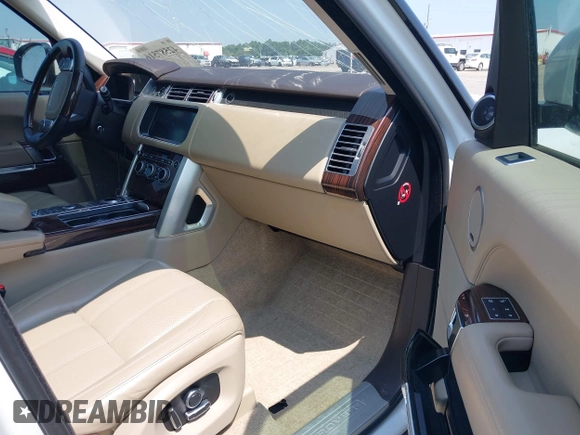 2017 Land Rover Range Rover HSE z VIN SALGS2FV8HA356315, wystawiony jako IAAI lot #42587516 z przebiegiem 94 639 mil mil oraz . Historia ofert i sprzedaży dostępna na DreamBid. Obrazek 5.