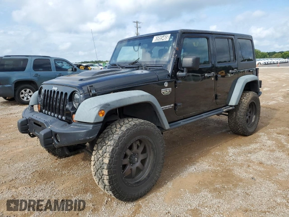 2012 Jeep Wrangler Unlimited Call of Duty MW3 with VIN 1C4BJWFG2CL191940, listed as a Copart auction lot 65955465 with 108,033 mi miles and Clean title. Bid and sale history available at DreamBid. Image 1.