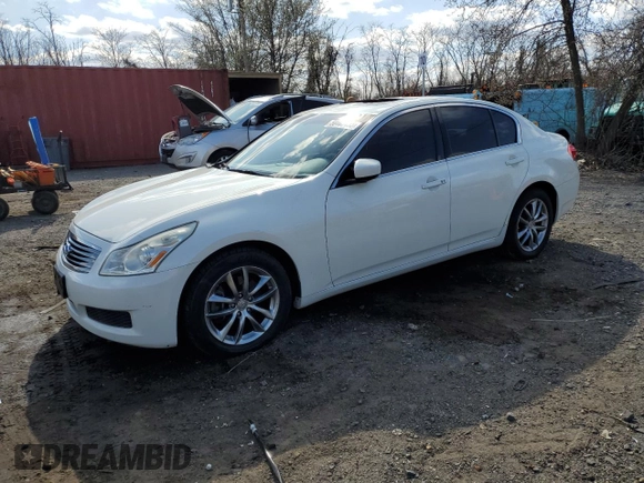 2009 Infiniti G37 x with VIN JNKCV61F89M360738, listed as a Copart auction lot 50403455 with Not Provided miles and Salvage Title. Bid and sale history available at carsss.com. Image 1.