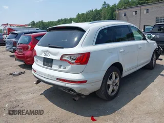 2012 Audi Q7 Premium Plus with VIN WA1LMAFE8CD008395, listed as a IAAI auction lot 42389891 with 157,131 mi miles and . Bid and sale history available at DreamBid. Image 4.