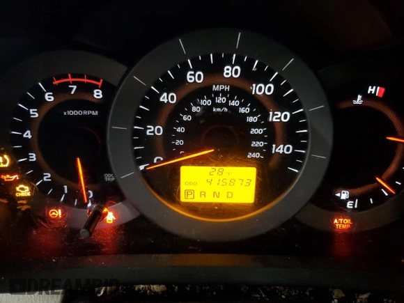 2009 Toyota RAV4 Ltd with VIN 2T3BK31V49W003233, listed as a Copart auction lot 45701085 with 415,873 mi miles and Salvage Title. Bid and sale history available at carsss.com. Image 9.