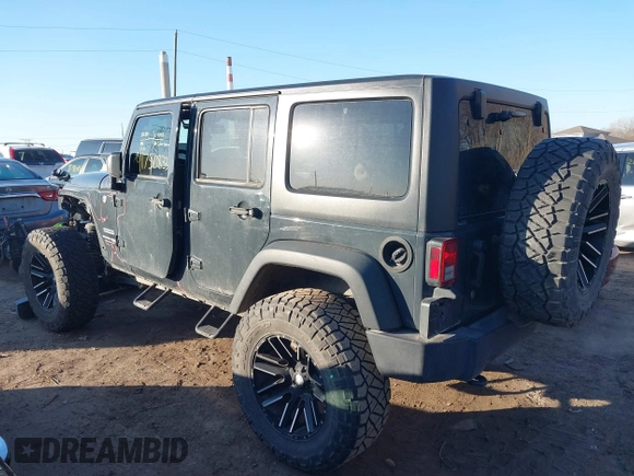 2018 Jeep Wrangler Unlimited Sport S with VIN 1C4HJWDG7JL918614, listed as a IAAI auction lot 41750833 with 60,136 mi miles and . Bid and sale history available at DreamBid. Image 3.