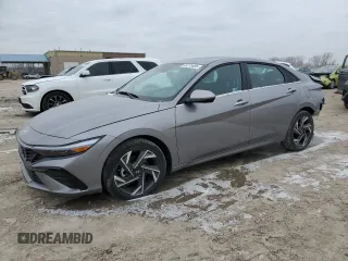 2024 Hyundai Elantra SEL with VIN KMHLS4DG3RU843407, listed as a Copart auction lot 44775405 with 1,904 mi miles and Salvage title. Bid and sale history available at DreamBid. Image 1.
