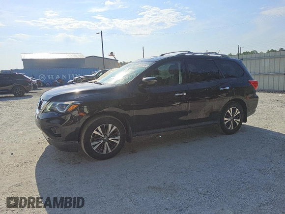 2017 Nissan Pathfinder S with VIN 5N1DR2MN1HC660286, listed as a Copart auction lot 50412525 with 118,403 mi miles and Clean Title. Bid and sale history available at carsss.com. Image 1.