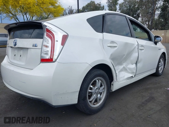 2014 Toyota Prius Four with VIN JTDKN3DU8E0387333, listed as a IAAI auction lot 42415523 with 165,252 mi miles and . Bid and sale history available at DreamBid. Image 6.