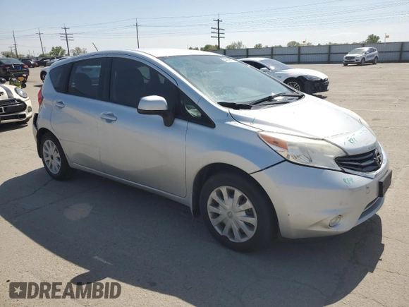 2014 Nissan Note SV with VIN 3N1CE2CP5EL362745, listed as a Copart auction lot 54069575 with 79,902 mi miles and Salvage Title. Bid and sale history available at DreamBid. Image 4.
