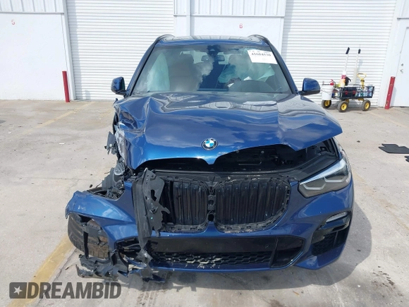 2021 BMW X5 sDrive40i with VIN 5UXCR4C04M9F71290, listed as a IAAI auction lot 41684530 with 1 mi miles. Bid and sale history available at carsss.com. Image 12.