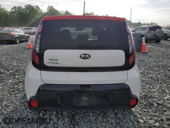 2016 Kia Soul + with VIN KNDJP3A53G7320989, listed as a Copart auction lot 54630855 with 130,438 mi miles and Clean Title. Bid and sale history available at carsss.com. Image 6.