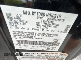 2013 Ford F-150 XL with VIN 1FTMF1CM7DFE09796, listed as a Copart auction lot 59937875 with 67,872 mi miles and Clean title. Bid and sale history available at DreamBid. Image 10.