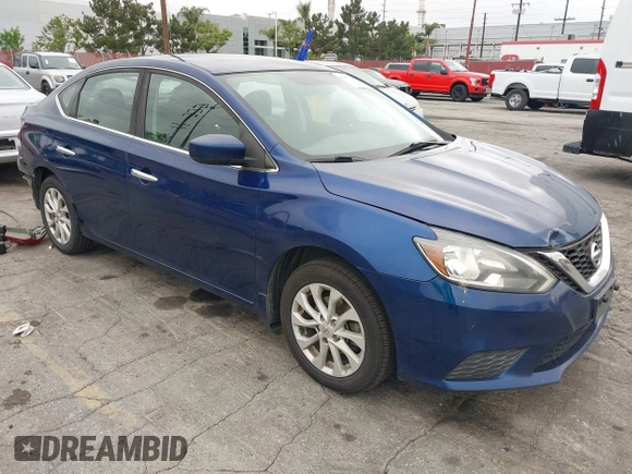 2019 Nissan Sentra SV z VIN 3N1AB7AP6KY221889, wystawiony jako IAAI lot #42077285 z przebiegiem 254 481 mil mil oraz . Historia ofert i sprzedaży dostępna na DreamBid. Obrazek 1.