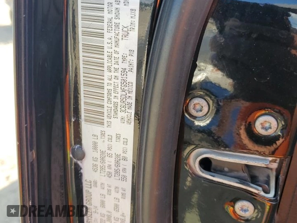 2015 Ram 2500 SLT with VIN 3C6UR5DLXFG501594, listed as a Copart auction lot 73360814 with 533,773 mi miles and Salvage Title. Bid and sale history available at carsss.com. Image 12.