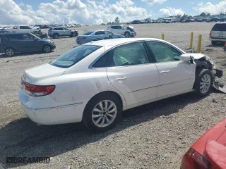 2007 Hyundai Azera SE with VIN KMHFC46F57A208265, listed as a Copart auction lot 61938234 with 95,419 mi miles and Salvage Title. Bid and sale history available at carsss.com. Image 3.