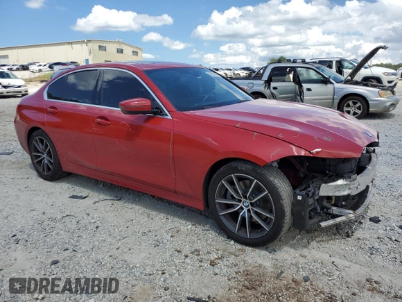 2019 BMW 3 Series 330i with VIN WBA5R1C51KFH18066, listed as a Copart auction lot 60600665 with 142,789 mi miles and Salvage title. Bid and sale history available at DreamBid. Image 4.