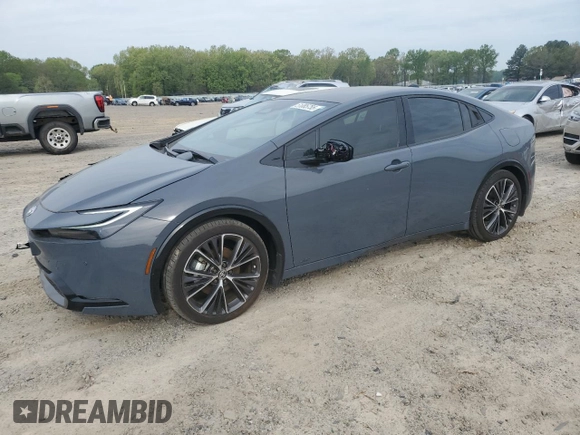 2024 Toyota Prius LE with VIN JTDADABU2R3018008, listed as a Copart auction lot 51085755 with 855 mi miles and Salvage Title. Bid and sale history available at carsss.com. Image 1.