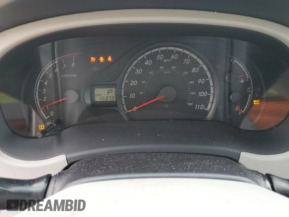 2014 Toyota Sienna L with VIN 5TDZK3DC8ES479523, listed as a Copart auction lot 57625515 with 45,373 mi miles and Salvage title. Bid and sale history available at DreamBid. Image 9.