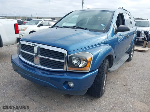 2004 Dodge Durango SLT with VIN 1D4HD48N74F175317, listed as a IAAI auction lot 41603323 with 163,420 mi miles. Bid and sale history available at carsss.com. Image 2.