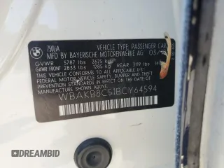 2011 BMW 7 Series 750Li with VIN WBAKB8C51BCY64594, listed as a Copart auction lot 61916875 with 105,499 mi miles and Clean title. Bid and sale history available at DreamBid. Image 12.
