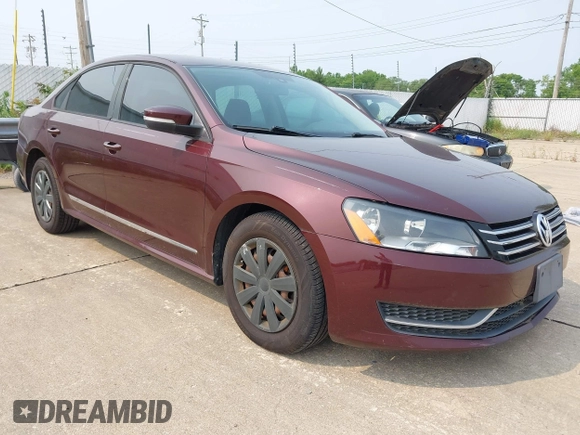 2013 Volkswagen Passat Wolfsburg Edition with VIN 1VWAP7A37DC021415, listed as a IAAI auction lot 42402557 with 145,025 mi miles and . Bid and sale history available at DreamBid. Image 1.