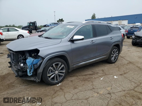 2019 GMC Terrain Denali with VIN 3GKALXEX1KL393060, listed as a Copart auction lot 61062835 with 60,857 mi miles and Salvage title. Bid and sale history available at DreamBid. Image 1.