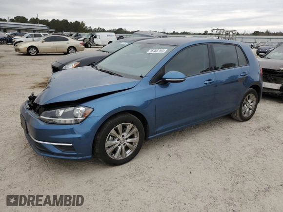 2021 Volkswagen Golf TSI z VIN 3VWG57AU9MM005403, wystawiony jako Copart lot #76763794 z przebiegiem 79 854 mil mil oraz Szkoda całkowita • Salvage title. Historia ofert i sprzedaży dostępna na DreamBid. Obrazek 1.