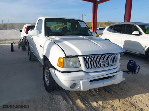 2003 Ford Ranger XL with VIN 1FTYR10U53PB75860, listed as a IAAI auction lot 41953686 with 129,082 mi miles. Bid and sale history available at carsss.com. Image 1.