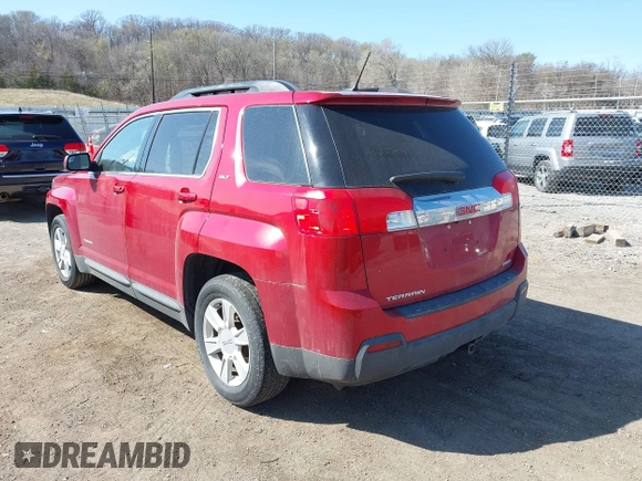 2013 GMC Terrain SLT with VIN 2GKFLVEKXD6205397, listed as a IAAI auction lot 41918708 with 111,780 mi miles and . Bid and sale history available at carsss.com. Image 3.