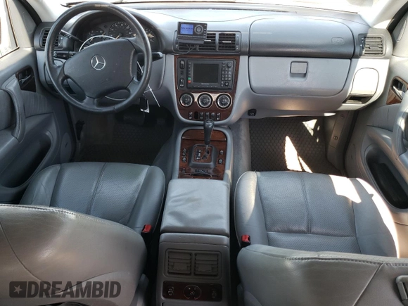 2005 Mercedes-Benz M-Class 3.7L with VIN 4JGAB57E35A544146, listed as a Copart auction lot 73055234 with 217,876 mi miles and Salvage Title. Bid and sale history available at carsss.com. Image 8.