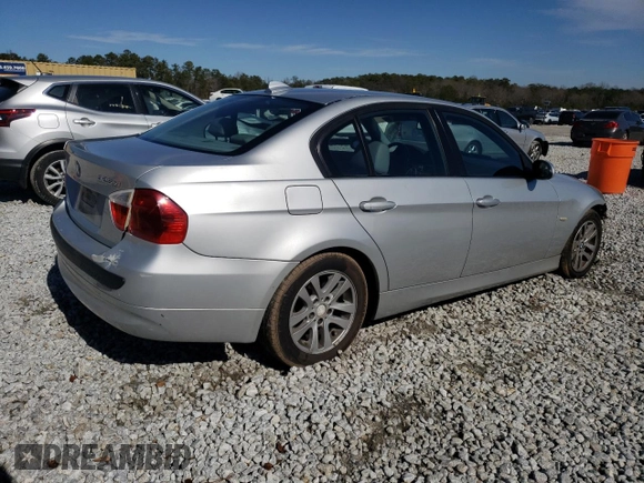 2006 BMW 3 Series 325xi with VIN WBAVD13516KV05787, listed as a Copart auction lot 42367735 with 177,220 mi miles and Salvage Title. Bid and sale history available at carsss.com. Image 3.
