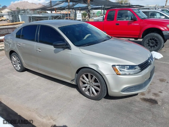 2013 Volkswagen Jetta Sedan S with VIN 3VW2K7AJ8DM242716, listed as a IAAI auction lot 41797464 with 143,030 mi miles. Bid and sale history available at carsss.com. Image 1.