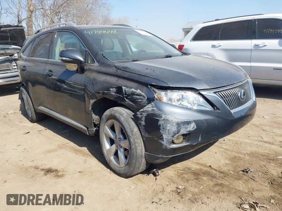 2010 Lexus RX 350 with VIN 2T2BK1BAXAC032746, listed as a IAAI auction lot 41794442 with 138,639 mi miles. Bid and sale history available at carsss.com. Image 1.