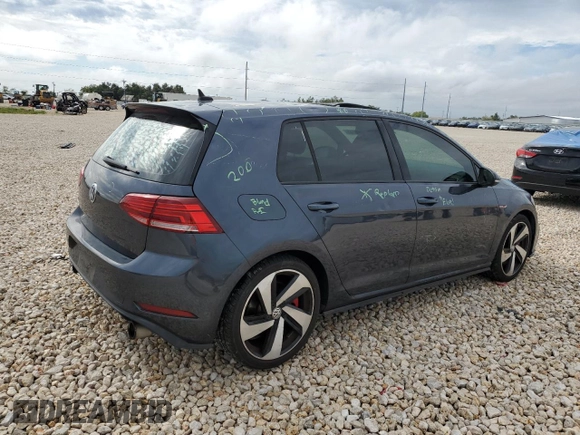 2018 Volkswagen Golf GTI S with VIN 3VW447AU7JM261119, listed as a Copart auction lot 73012713 with 53,035 mi miles. Bid and sale history available at carsss.com. Image 3.
