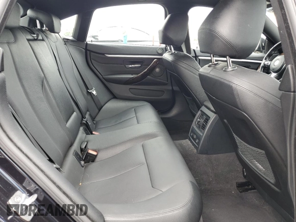 2015 BMW 4 Series 435i with VIN WBA4B1C56FD955408, listed as a Copart auction lot 57146495 with 81,258 mi miles and Salvage title. Bid and sale history available at DreamBid. Image 10.