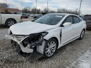 2013 Hyundai Azera with VIN KMHFH4JG2DA232956, listed as a Copart auction lot 46245175 with 59,987 mi miles and Salvage Title. Bid and sale history available at DreamBid. Image 1.