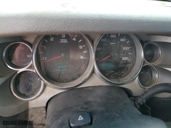 2008 Chevrolet Silverado 2500HD Work Truck with VIN 1GCHC29K38E142836, listed as a Copart auction lot 69026254 with 263,834 mi miles and Salvage Title. Bid and sale history available at carsss.com. Image 9.