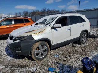 2012 Kia Sorento EX with VIN 5XYKU4A64CG210719, listed as a Copart auction lot 44932195 with 0 mi miles and Salvage Title. Bid and sale history available at carsss.com. Image 1.
