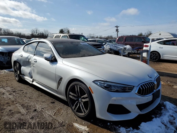 2020 BMW 8 Series 840i with VIN WBAGV4C02LCD46816, listed as a Copart auction lot 40203364 with Not provided miles and . Bid and sale history available at DreamBid. Image 4.