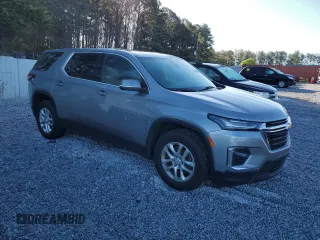2023 Chevrolet Traverse LS with VIN 1GNERFKW4PJ285541, listed as a Copart auction lot 49305425 with 33,761 mi miles and Clean Title. Bid and sale history available at DreamBid. Image 4.