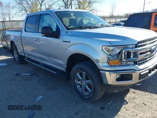 2018 Ford F-150 XL with VIN 1FTFW1EG3JFB90993, listed as a IAAI auction lot 41810543 with 63,257 mi miles. Bid and sale history available at carsss.com. Image 1.