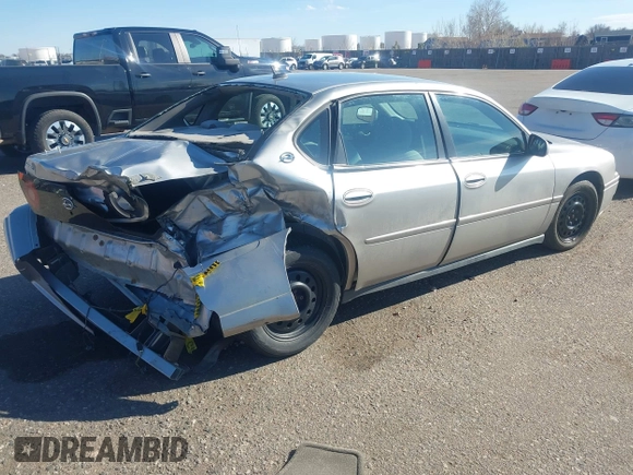 2005 Chevrolet Impala with VIN 2G1WF52E059163123, listed as a IAAI auction lot 41654818 with 109,840 mi miles and . Bid and sale history available at DreamBid. Image 4.