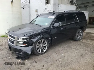 2019 Chevrolet Tahoe LT z VIN 1GNSKBKC2KR223328, wystawiony jako Copart lot #55530685 z przebiegiem 91 942 mil mil oraz Czysty tytuł • Clean title. Historia ofert i sprzedaży dostępna na DreamBid. Obrazek 1.