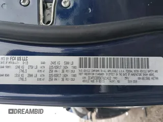 2019 Dodge Journey SE with VIN 3C4PDCBB5KT821412, listed as a IAAI auction lot 40901003 with 27,099 mi miles and . Bid and sale history available at DreamBid. Image 9.