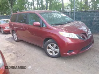 2015 Toyota Sienna LE AAS with VIN 5TDKK3DC5FS576035, listed as a IAAI auction lot 42579218 with 199,664 mi miles and . Bid and sale history available at DreamBid. Image 1.