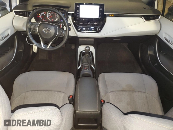 2021 Toyota Corolla SE with VIN 5YFM4MCE6MP076791, listed as a Copart auction lot 52024225 with 24,895 mi miles and Salvage Title. Bid and sale history available at carsss.com. Image 8.